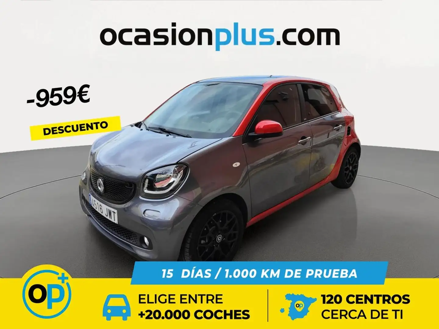 smart forFour 66 Passion Aut. Gris - 1