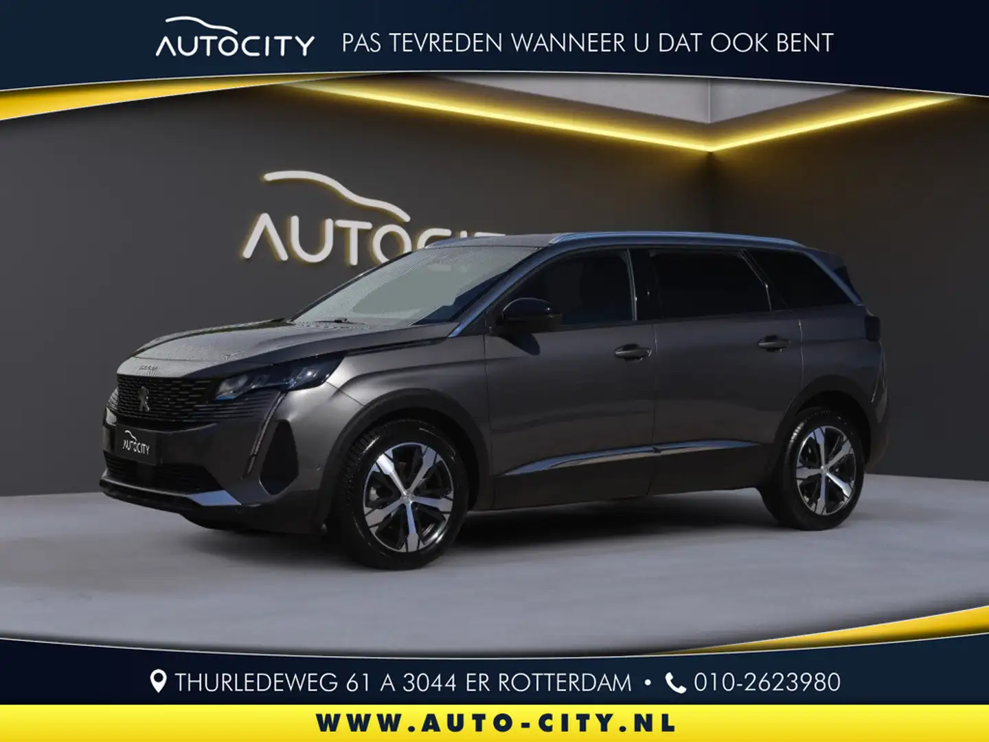 Peugeot 5008 5008 1.2 PureTech 130 Allure Pack 7p l Camera l Ke Grijs - 1