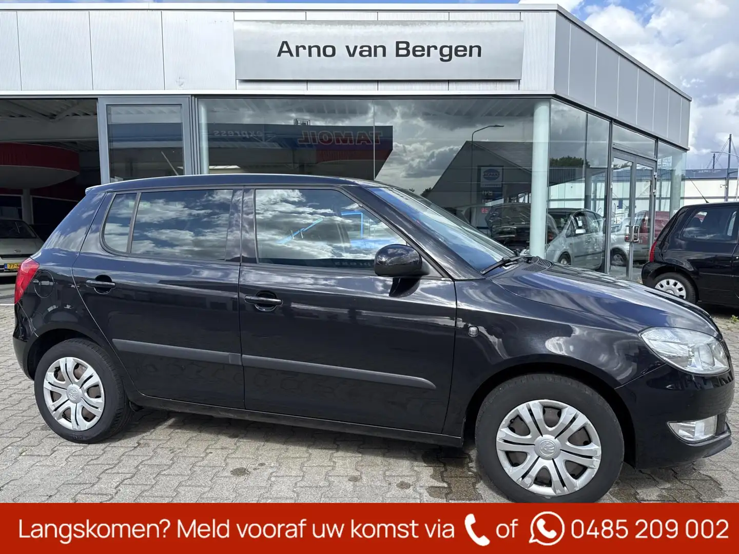 Skoda Fabia 1.2 TSI Sprint, airco, cruisecontrol, trekhaak afk Zwart - 1