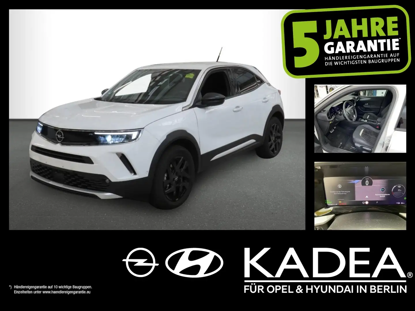 Opel Mokka-E Mokka e Ultimate Navi,Kamera,LED,PDC,KlimaA, Weiß - 1
