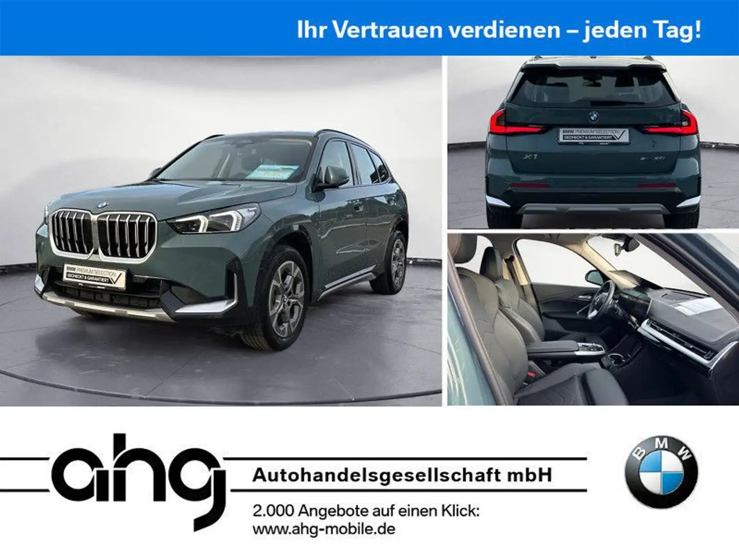 BMW X1 sDrive20i Steptronic Aktive Geschw. Head-Up A Grün - 1