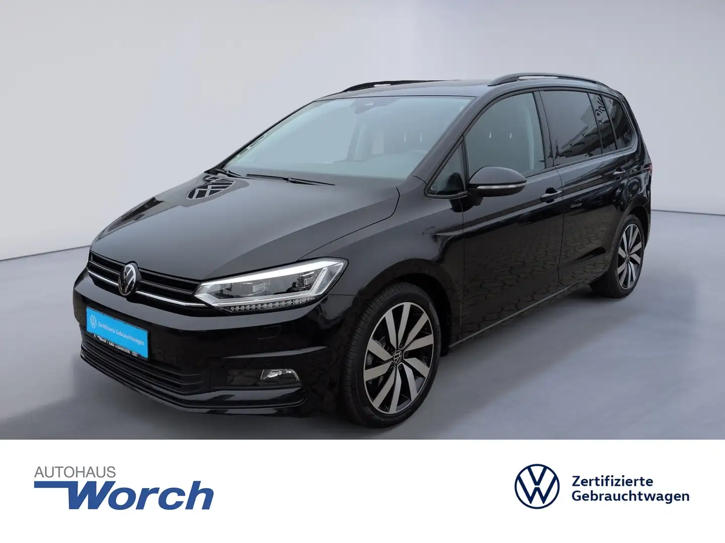Volkswagen Touran Highline 2.0 TDI DSG AHK+STHZ+PANO+ Schwarz - 1