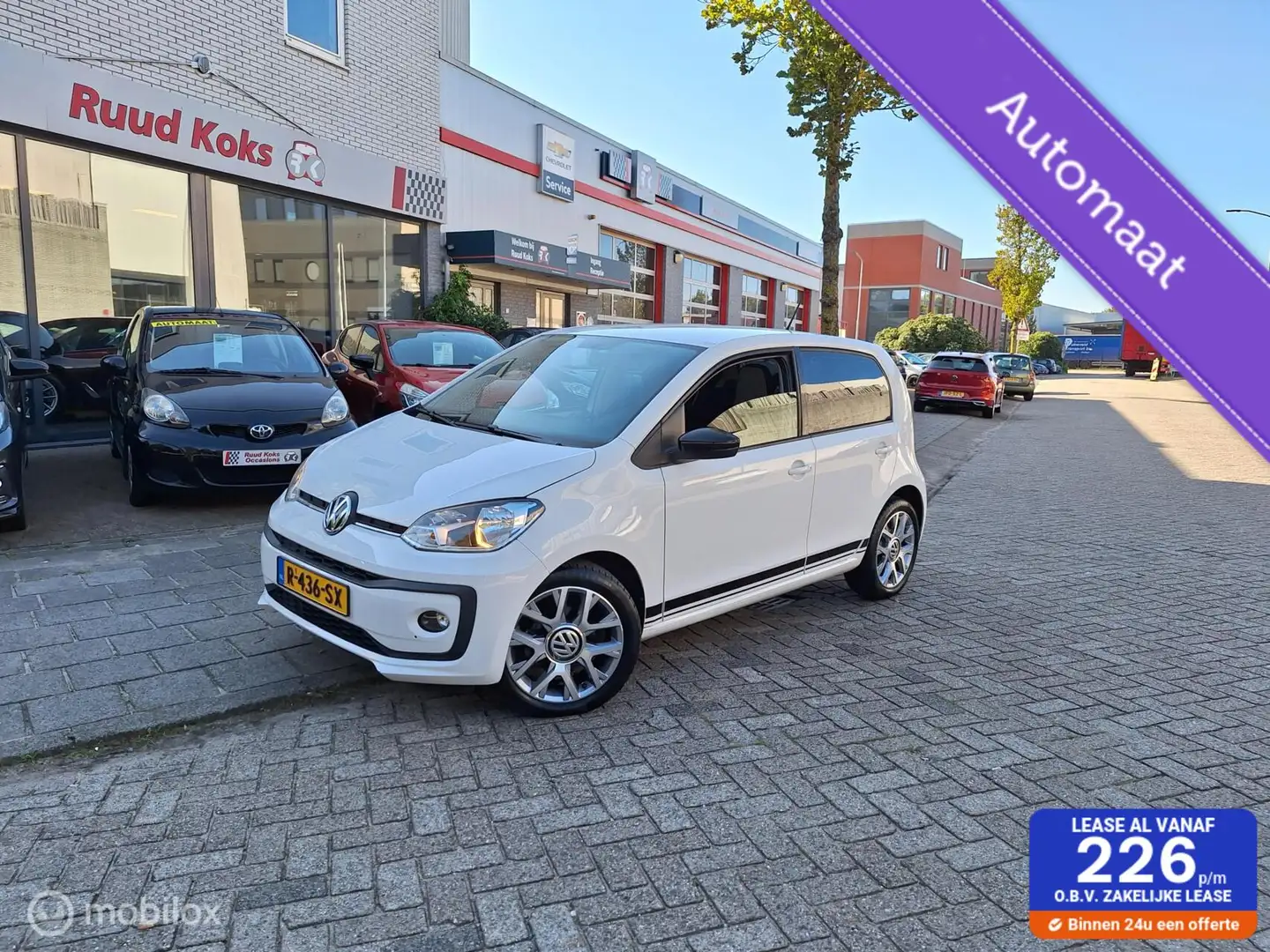 Volkswagen up! 1.0 BMT HIGH UP! AUTOMAAT / Airco / Blanc - 1