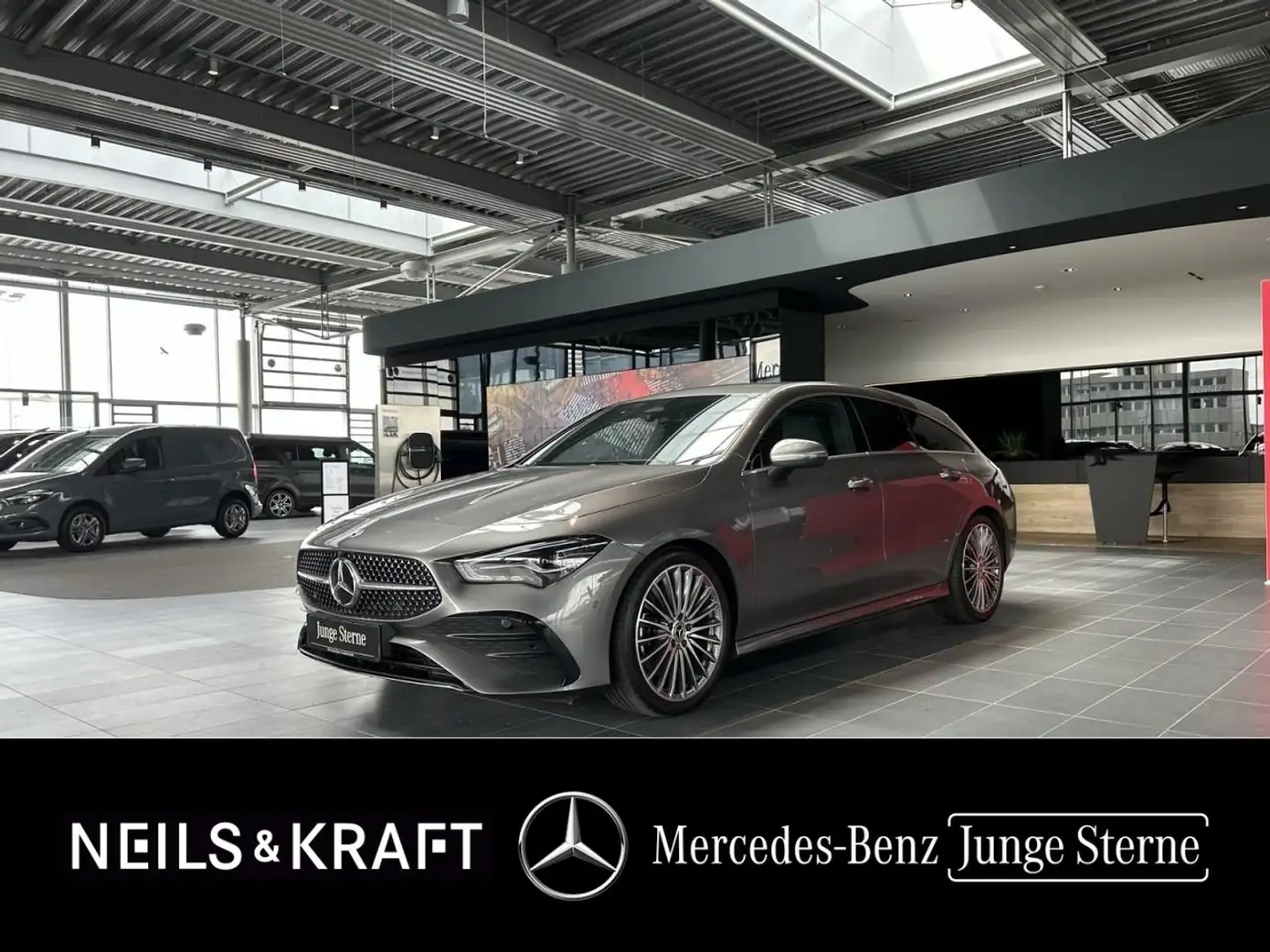 Mercedes-Benz CLA 250 CLA 250 4M Shooting Brake AMG+AHK+BURM.+WINTERP. Gris - 1