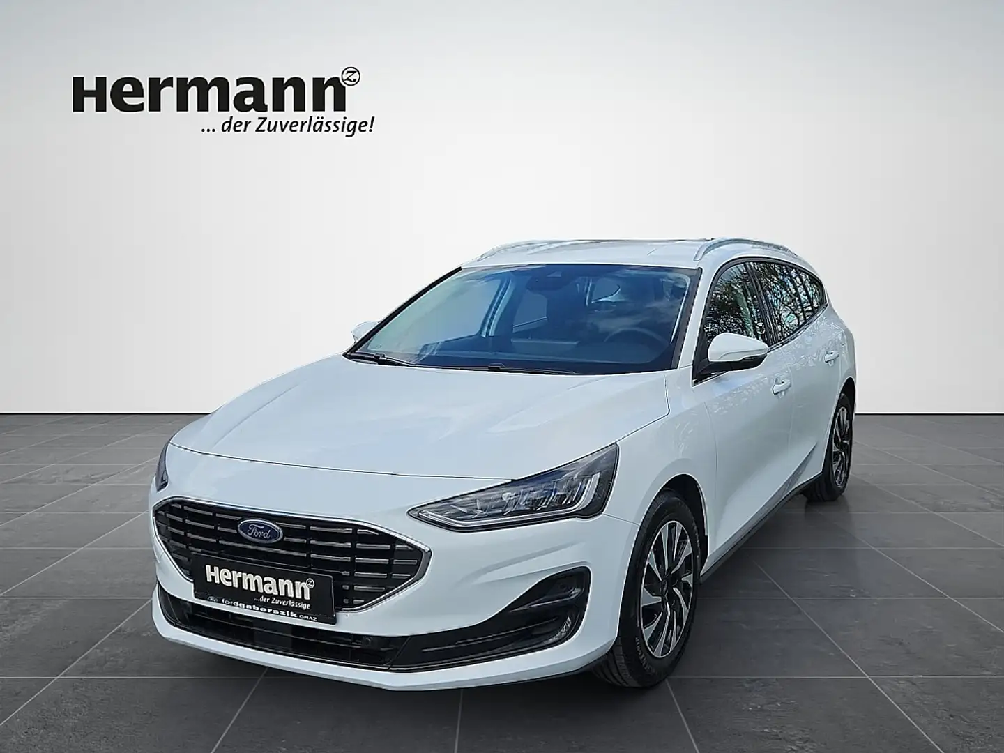 Ford Focus Turnier 1,0 EcoBoost Hybrid Titanium MHEV Blanc - 1