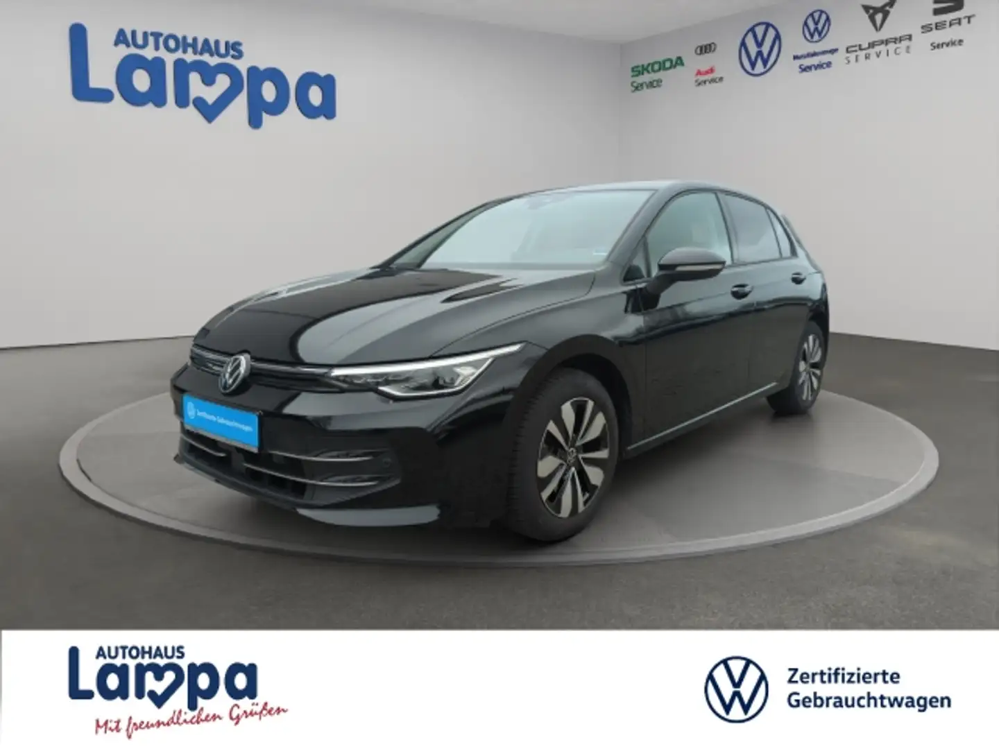 Volkswagen Golf VIII GOAL 1.5 TSI 6-Gang AHK,NAV,SHZ,LHZ,ACC,LED Schwarz - 1