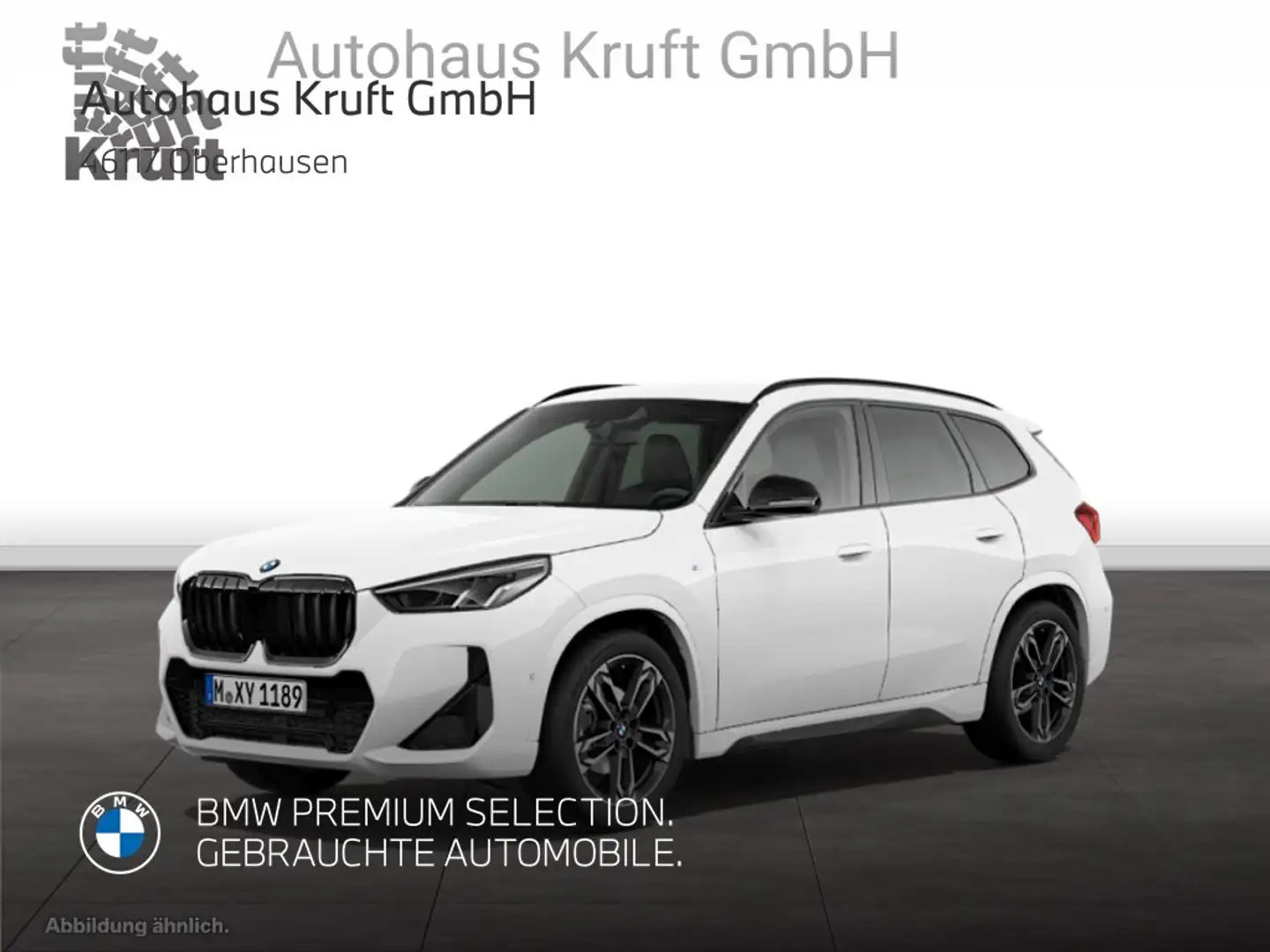 BMW X1 sDrive18d M SPORT+AUTOM+AHK+KAMERA+SITZHZ Weiß - 2