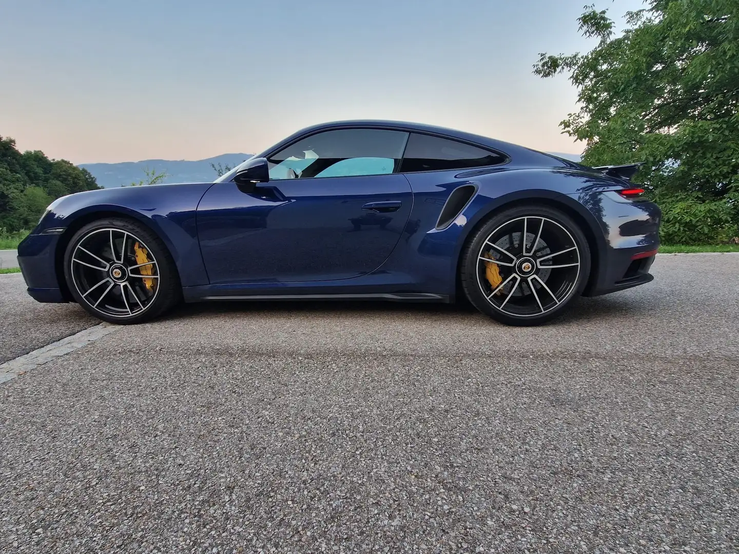 Porsche 911 Turbo S Blau - 1