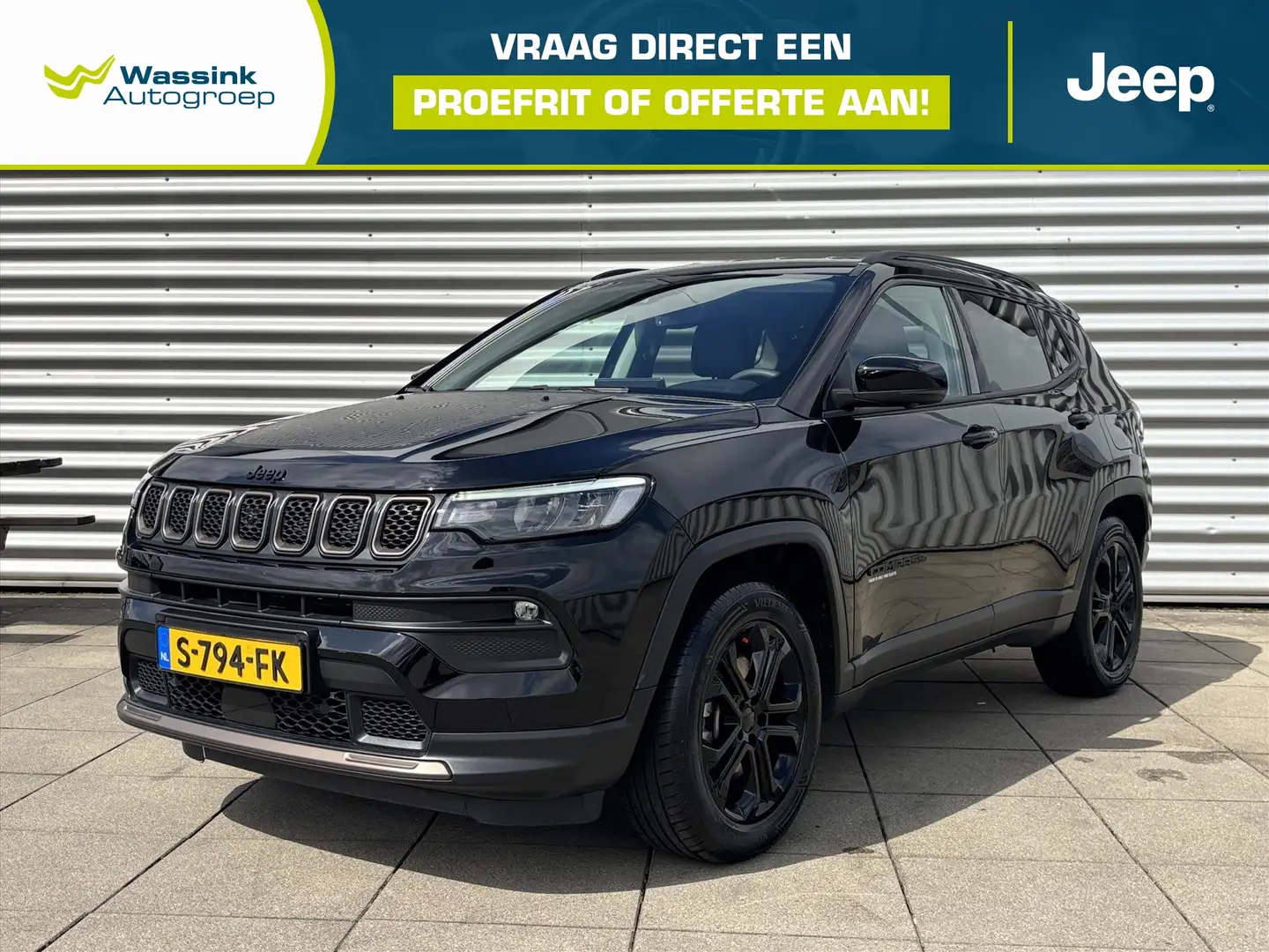 Jeep Compass 1.3T 4XE Hybride 240pk AWD Automaat Upland DAB | C Schwarz - 1