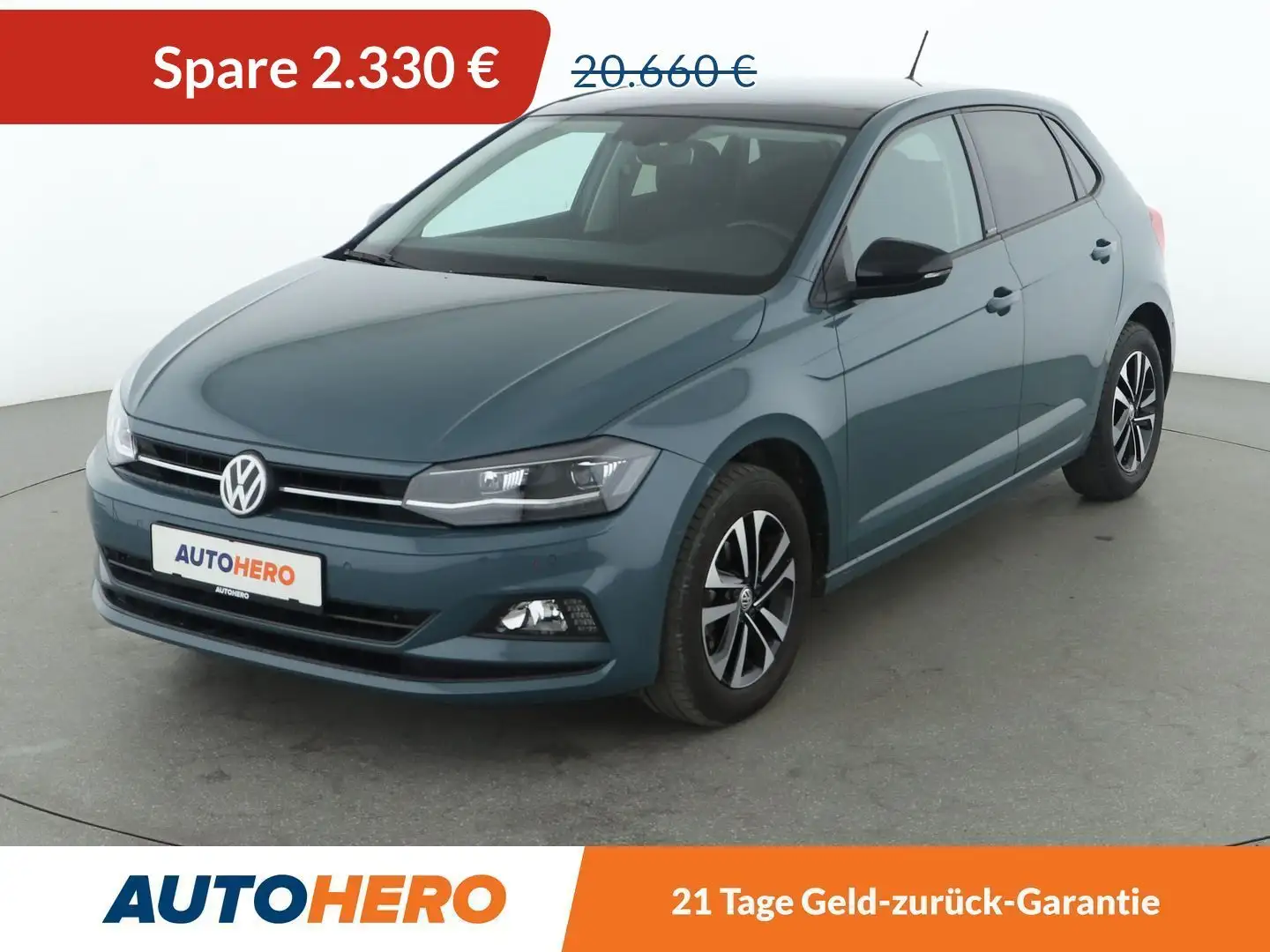 Volkswagen Polo 1.0 TSI IQ.DRIVE Aut.*LED*ACC*PLA*PDC* Bleu - 1