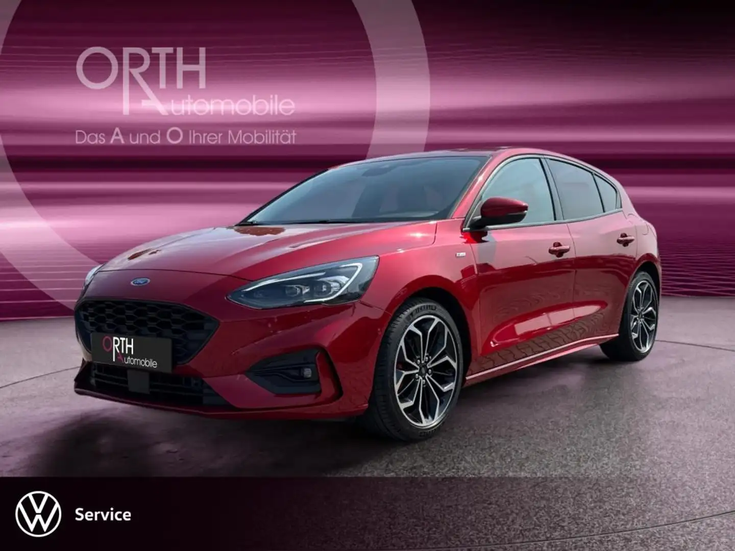 Ford Focus ST-Line X NAVI SHZ DAB LED 18 KEYLESS Rot - 1