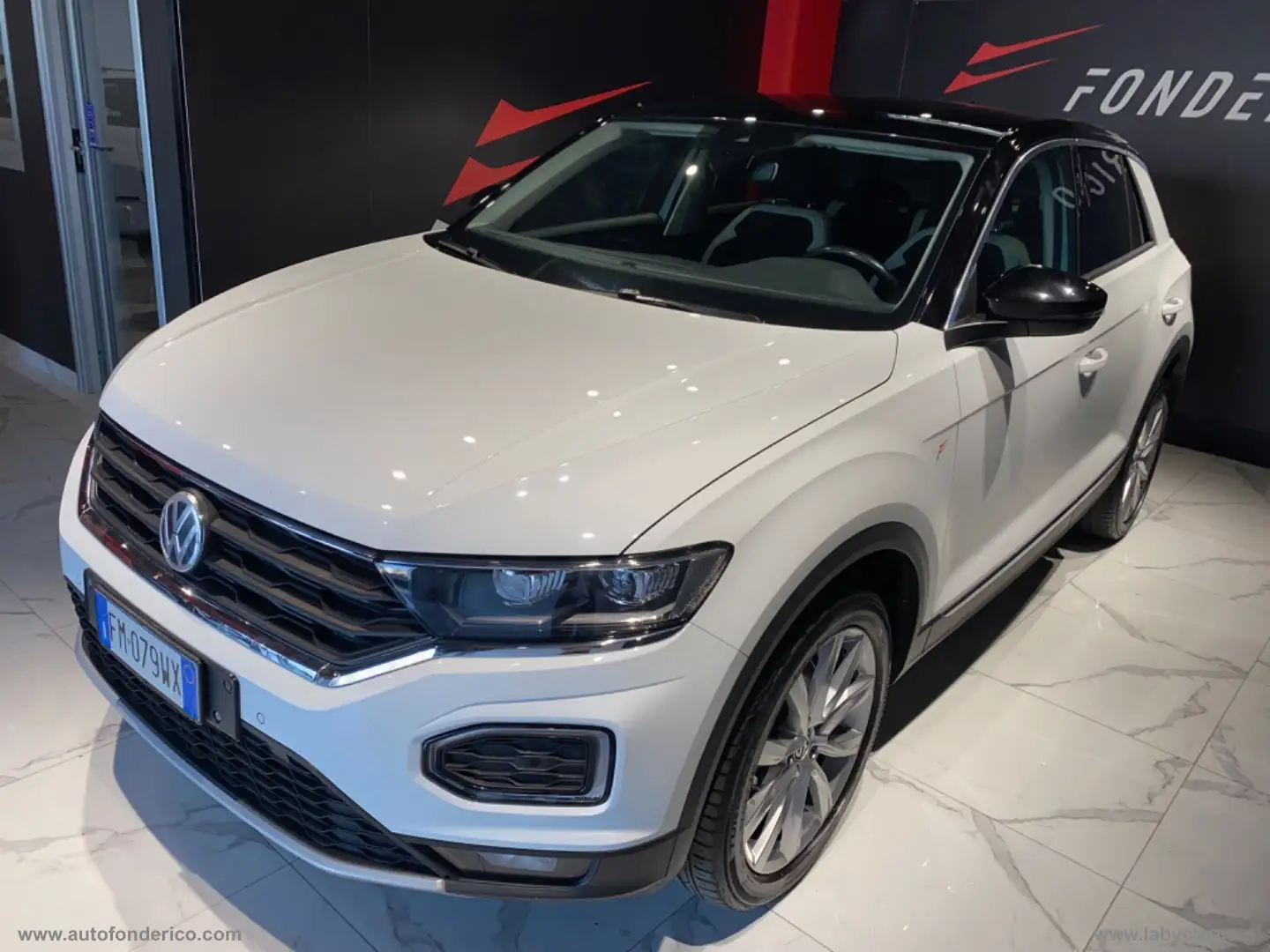 Volkswagen T-Roc 2.0 TDI 150 DSG 4MOTION Adv. BMT Blanc - 2