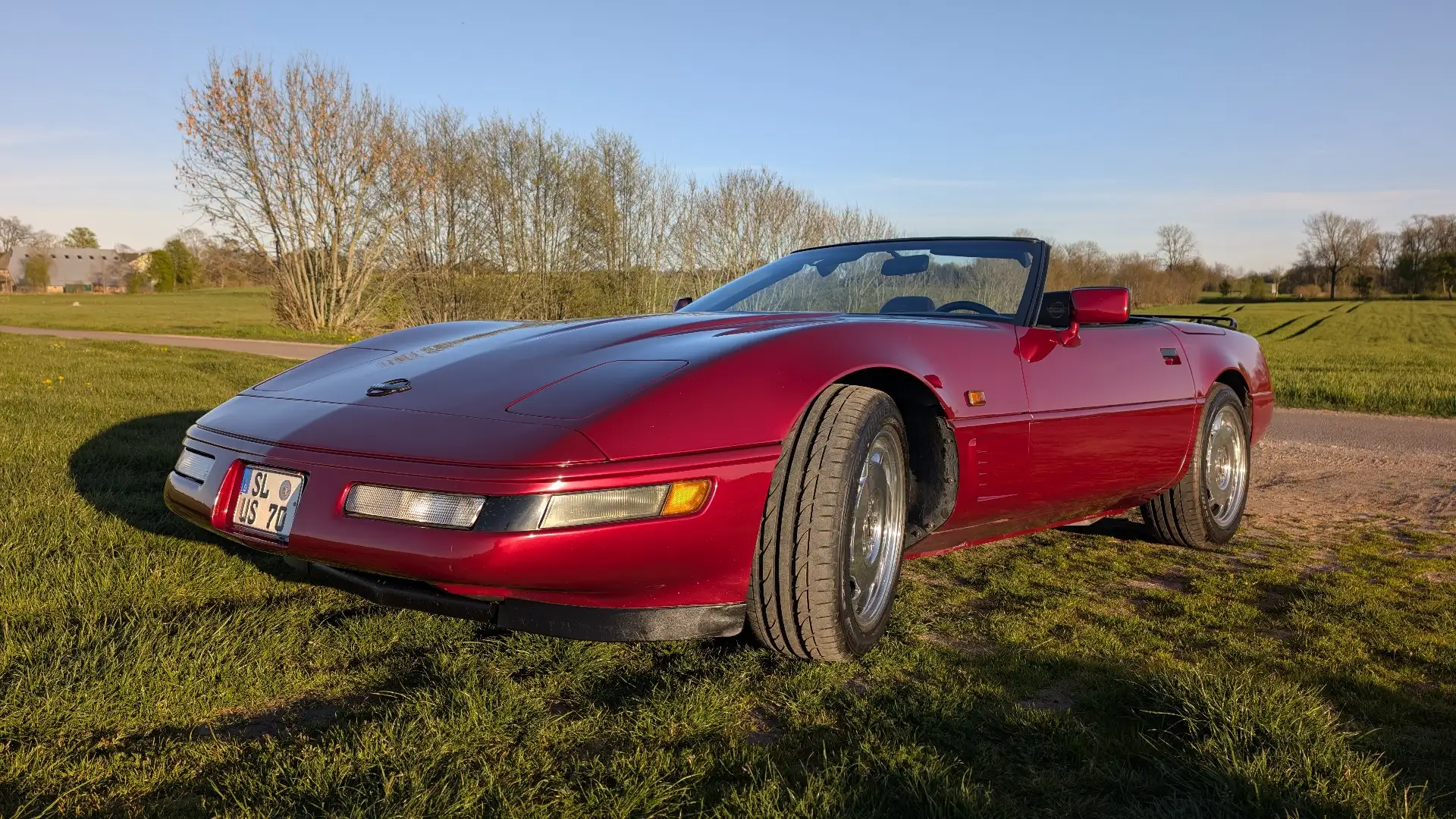 Corvette C4 EU-Modell, LT1, Hardtop, technisch top Rot - 1