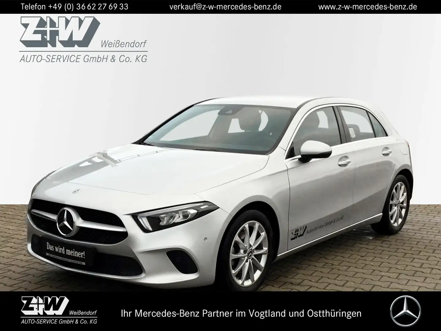 Mercedes-Benz A 200 A 200 NAVI*KLIMA*LED*MBUX*SHZ*TEMPOMAT Progressive Silber - 1