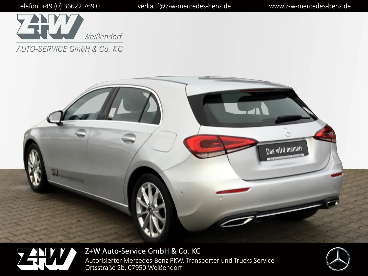 Mercedes-Benz A 200 A 200 NAVI*KLIMA*LED*MBUX*SHZ*TEMPOMAT Progressive Silber - 2