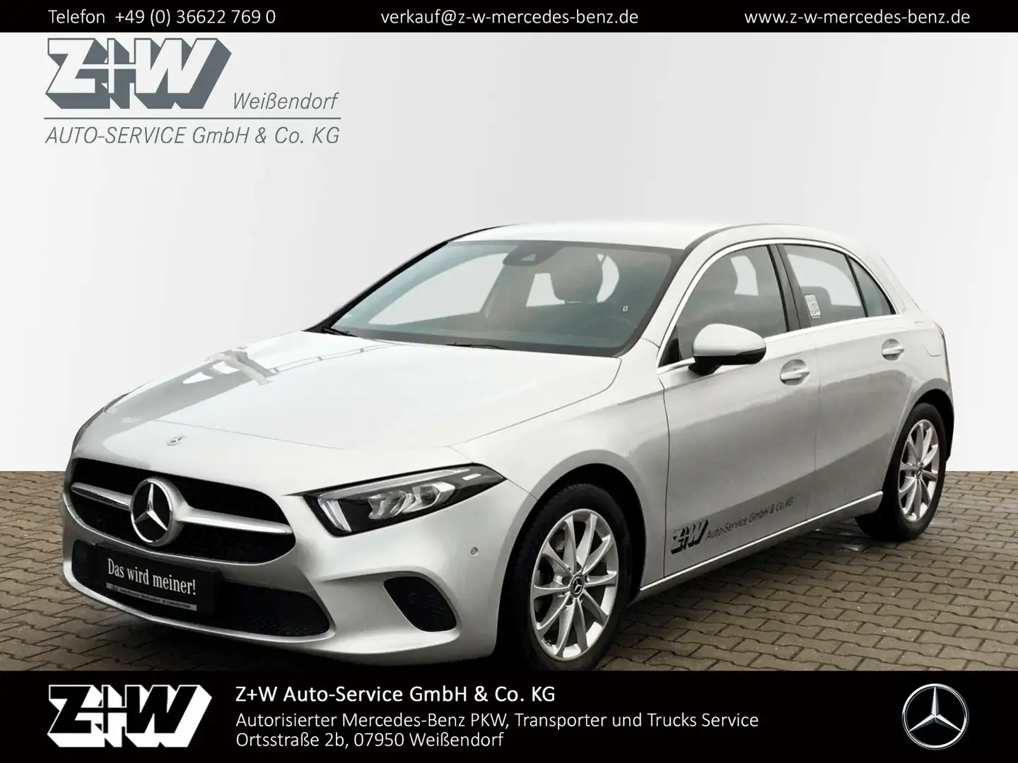 Mercedes-Benz A 200 A 200 NAVI*KLIMA*LED*MBUX*SHZ*TEMPOMAT Progressive Silber - 1