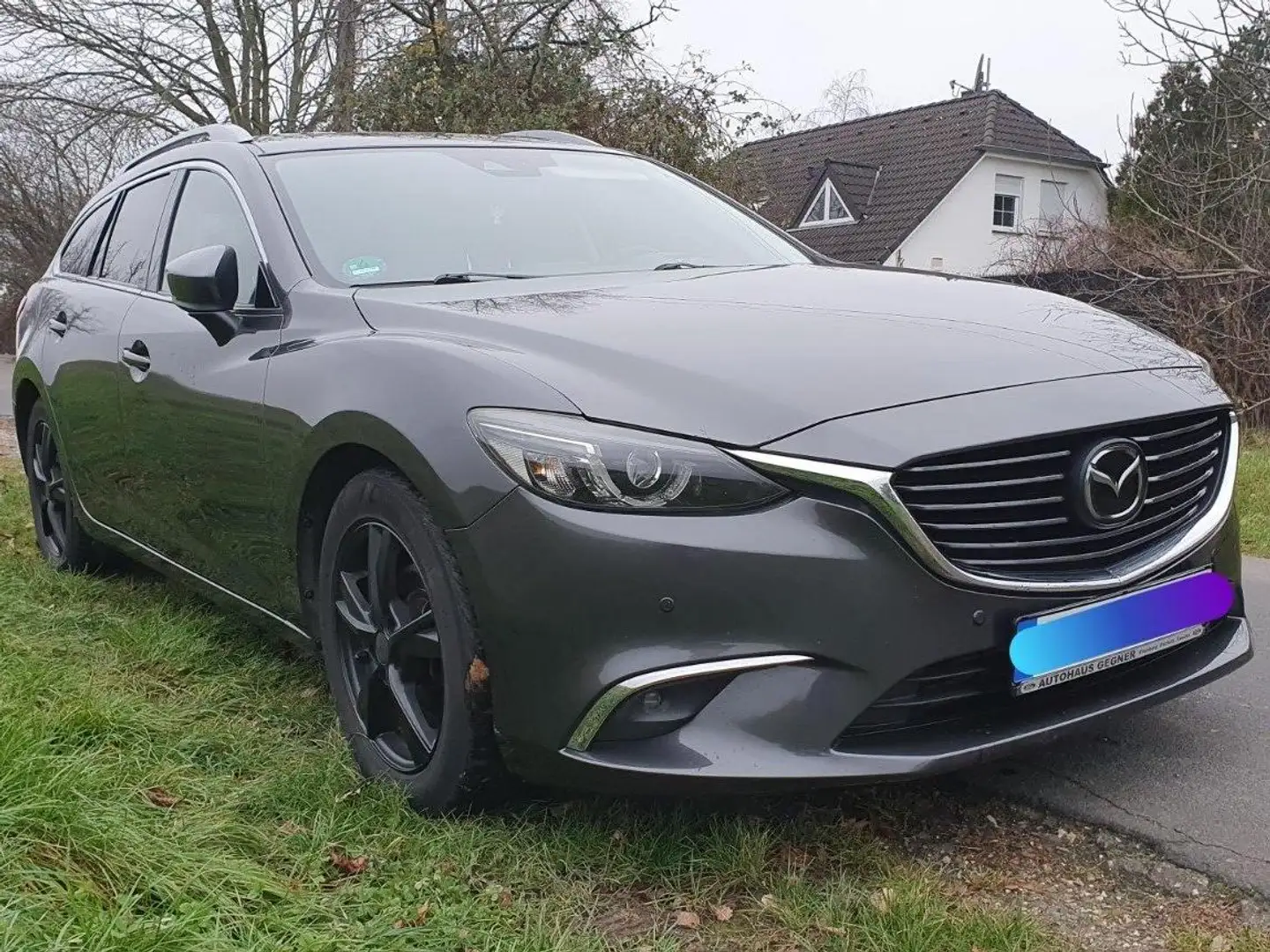 Mazda 6 6 Kombi SKYACTIV-D 175 Drive i-ELOOP AWD Sports-Li Grau - 1