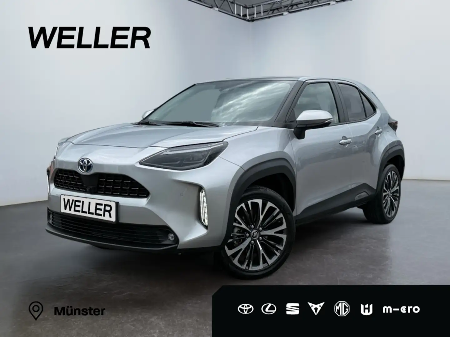 Toyota Yaris Cross Hybrid 1.5 Elegant *Matrix*ACC*Pano* Silber - 1