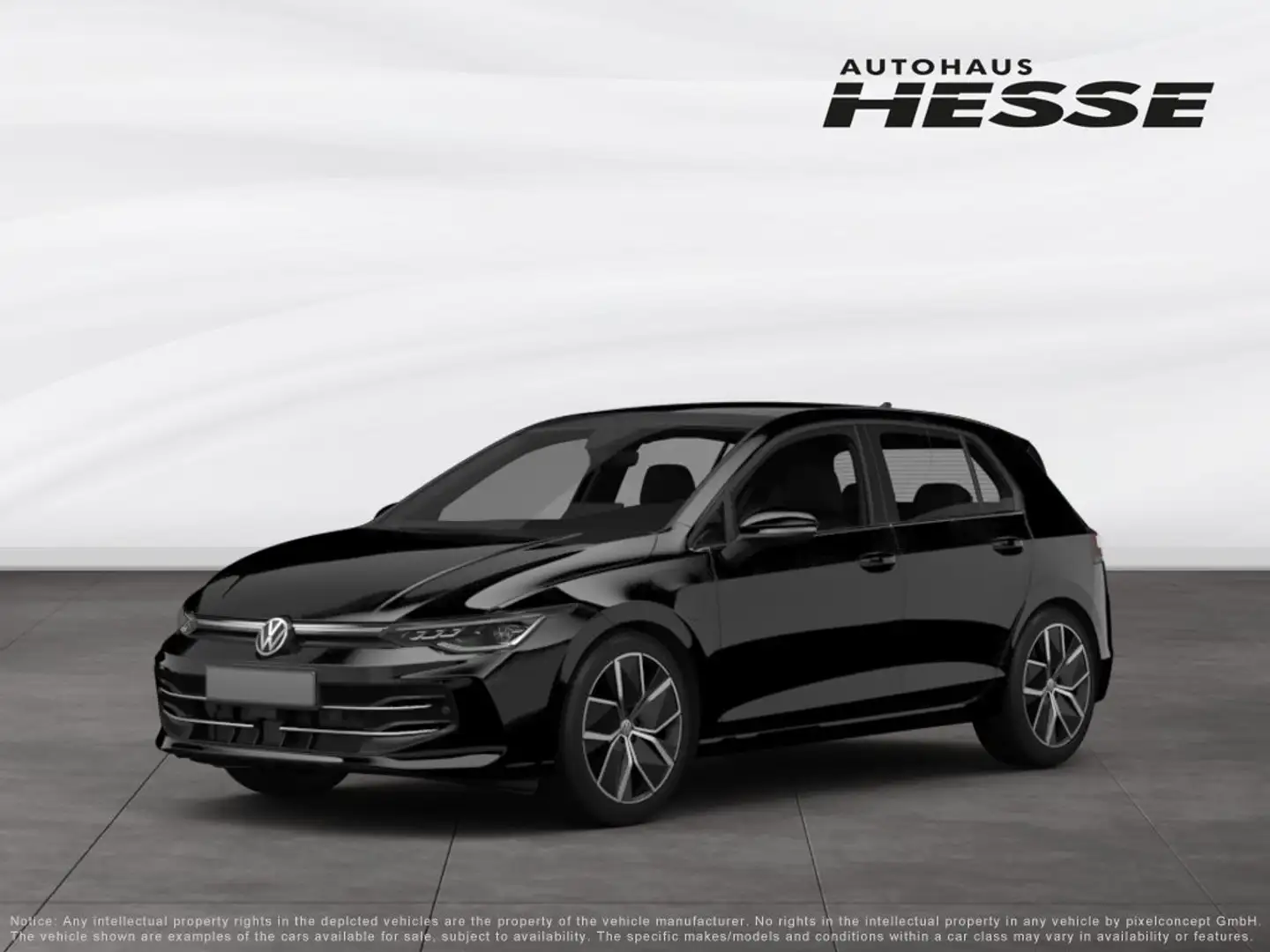Volkswagen Golf Style 1,5 l eHybrid OPF 110 kW (150 PS) / 85 kW (1 Schwarz - 2