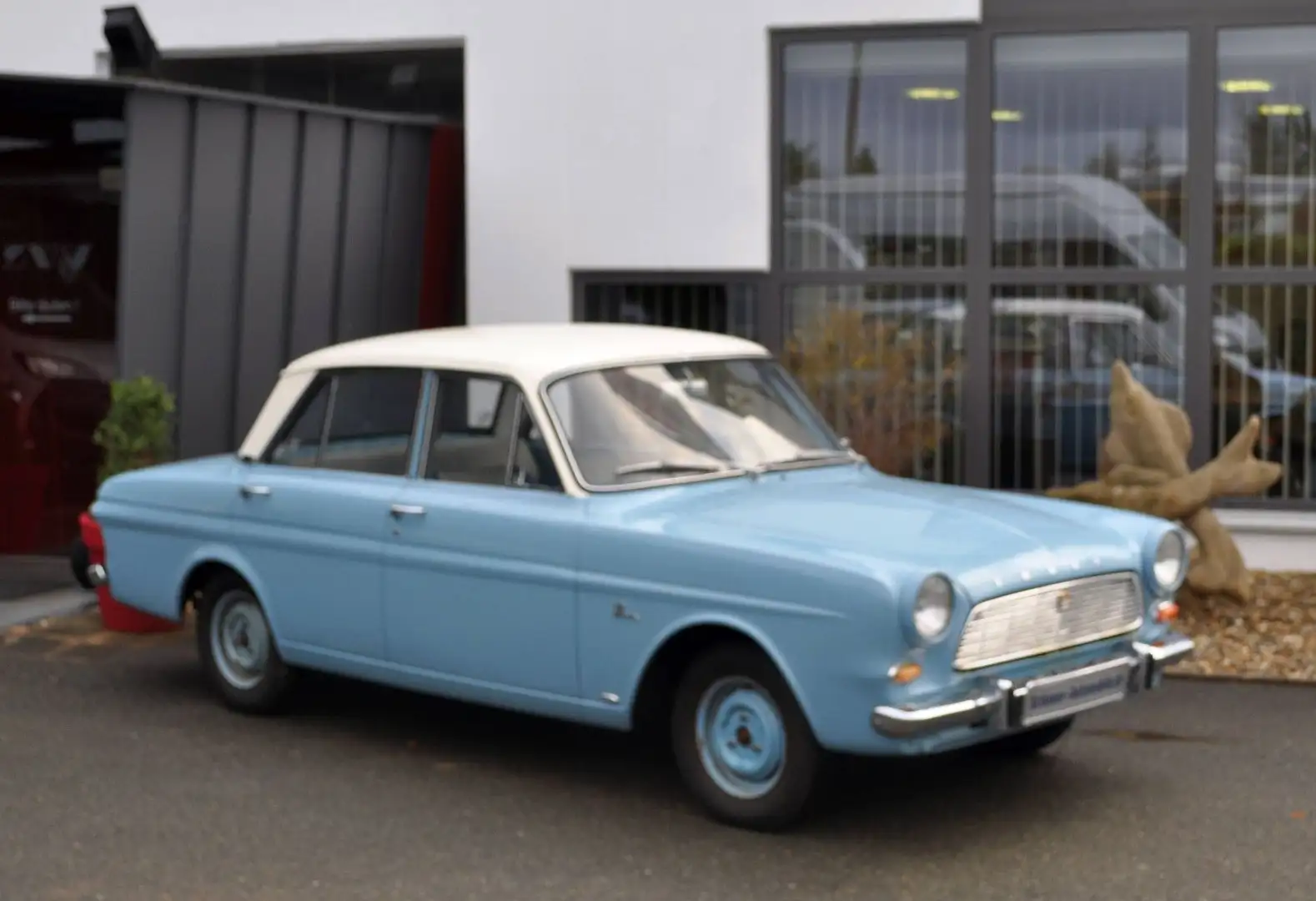 Ford Taunus 12M P4 TS "3.Hand+Motor läuft und TÜV neu Azul - 1