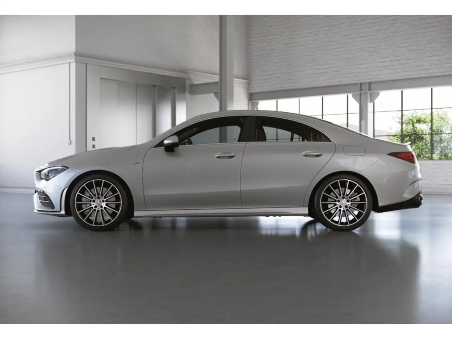 Mercedes-Benz CLA 35 AMG 4M Coupé+360+MULTIBEAM+MEMORY+AIRPLAY Zilver - 2