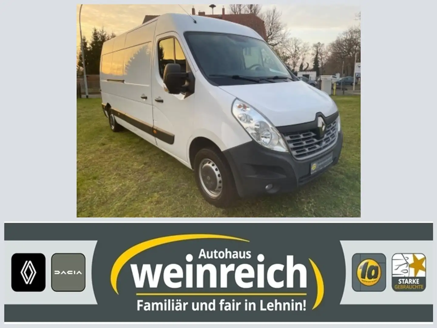 Renault Master 3,5t dCi 145 L3H2 mit Klima Klima Rückfahrkamera Fehér - 1