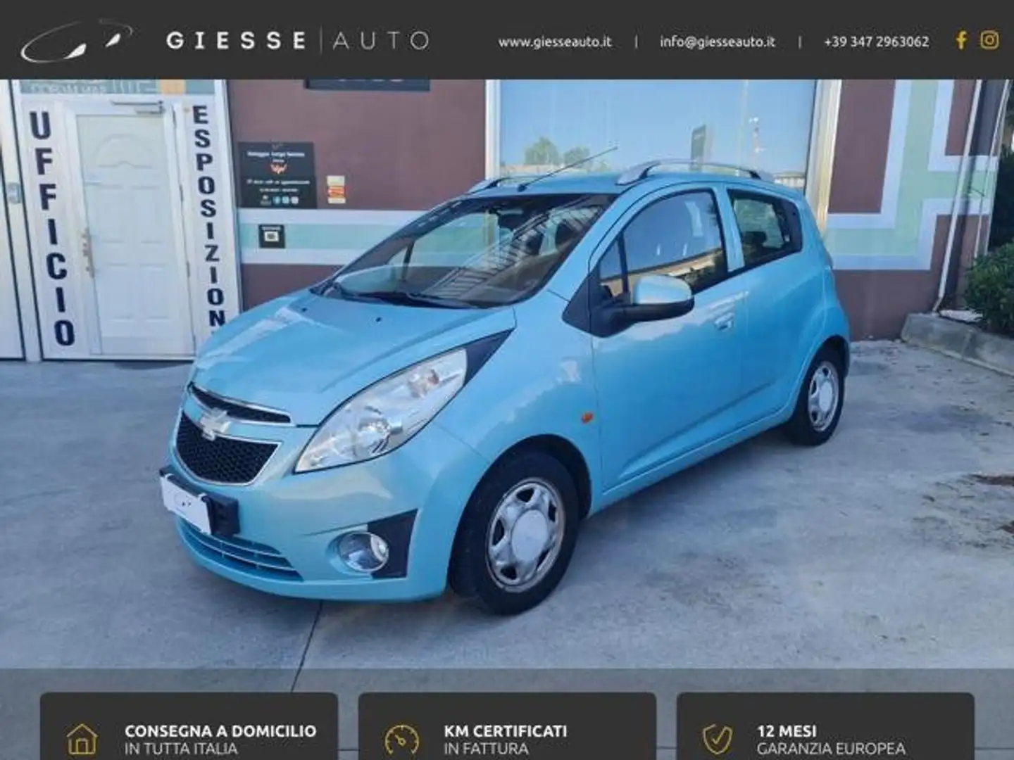 Chevrolet Spark Spark 1.0 ecologic Gpl OK NEOPAT ! Blu/Azzurro - 1