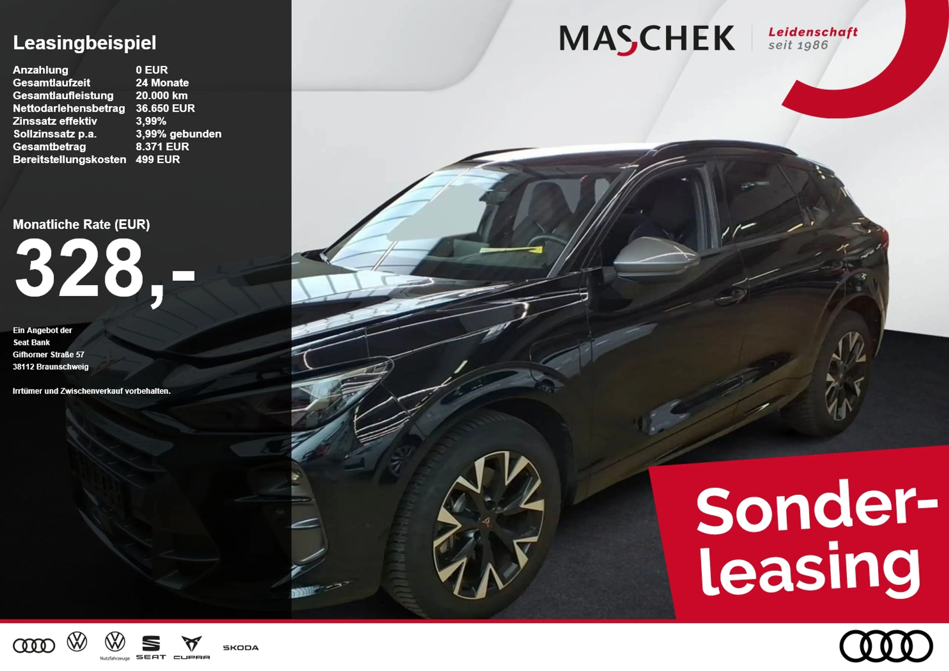 CUPRA Terramar 1.5 e-Hybr. Sonderleasing Matrix TopView HUD HUD 3
