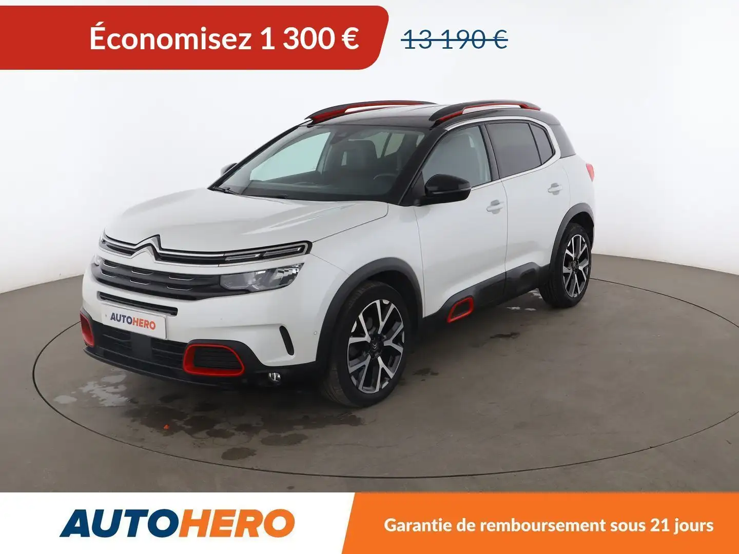 Citroen C5 Aircross 1.2 PureTech Feel BV6 Blanc - 1