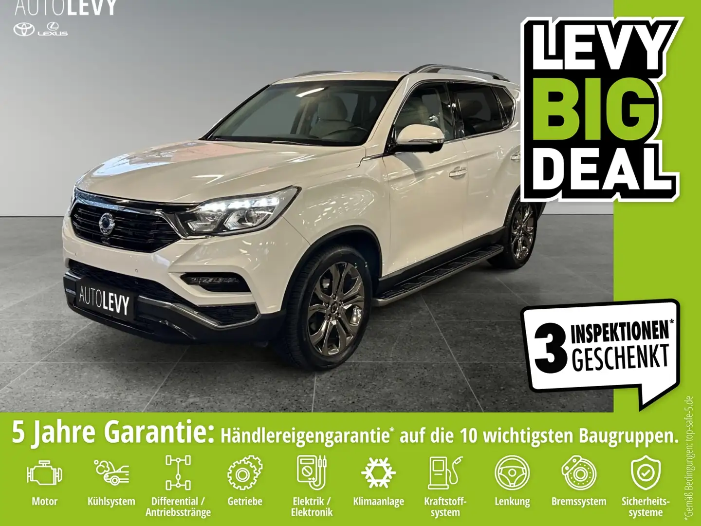 SsangYong Sonstige Rextron Noblesse 2.2 4WD SITZBELÜFTUNG/LED Weiß - 1
