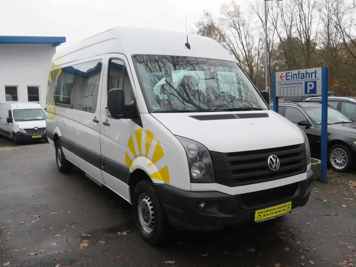 Volkswagen Crafter 35 Extra lang  Hochdach mit Rollstuhlrampe Blanc - 1