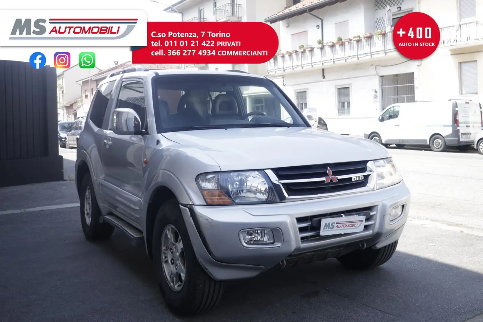 Mitsubishi Pajero Pajero 3.2 16V DI-D 3p. GLX Aut. Unicoproprietario Plateado - 1