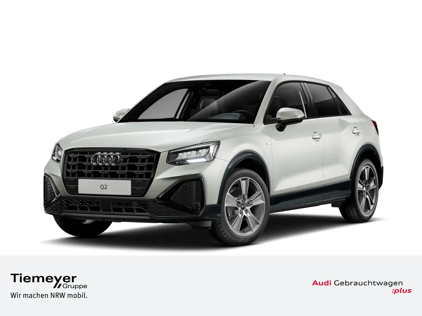 Audi Q2 35 TFSI 2x S LINE LM18 FEINNAPA AHK NAVI+ Silber - 1