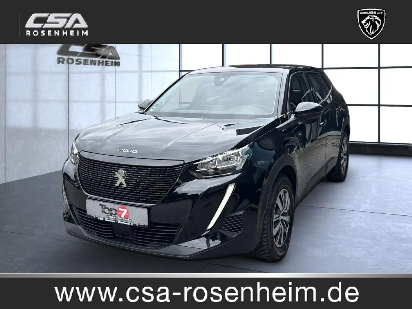 Peugeot 2008 Active Bluetooth Navi LED Klima Einparkhilfe Schwarz - 1