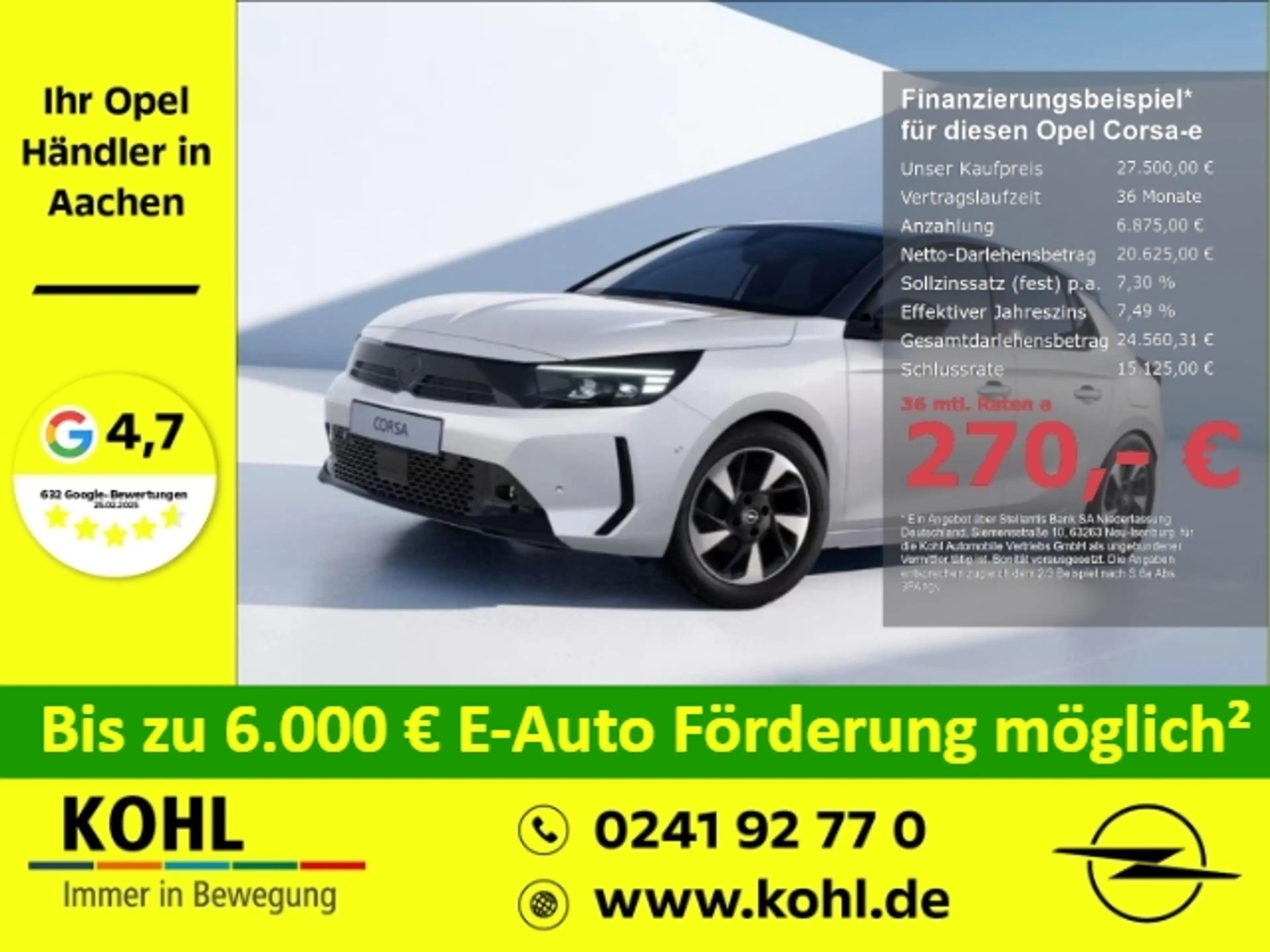 Opel Corsa-e GS 156PS 51kWh PDCv+h Klimaautom Allwetter Rückfah