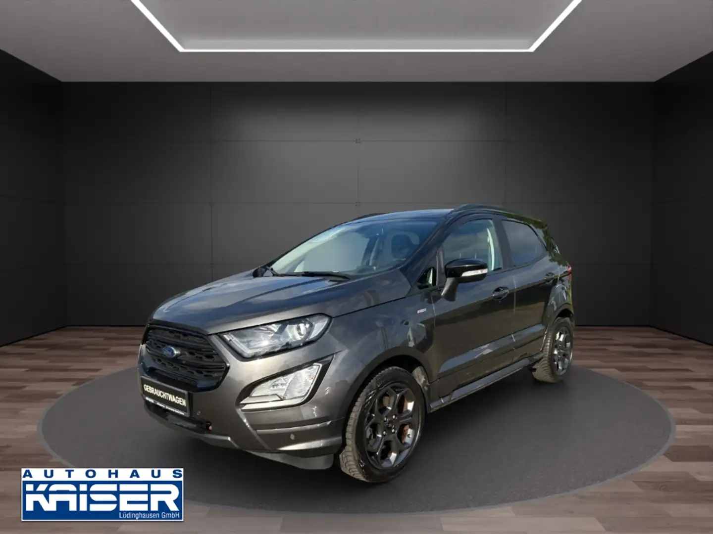 Ford EcoSport ST-Line 1.0 EcoBoost Xenon,Schiebedach Grau - 1