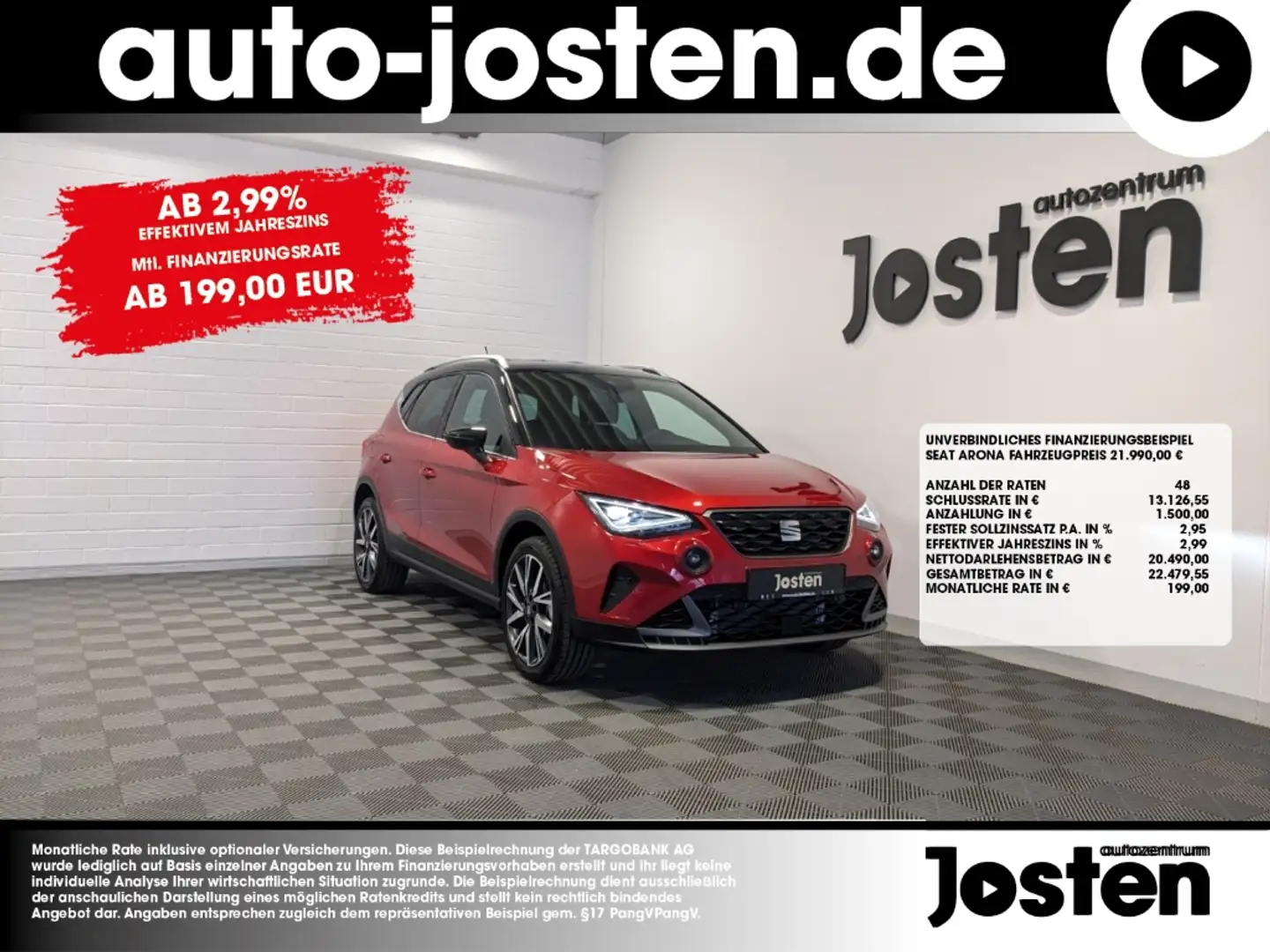 SEAT Arona 1.0 TSI FR Voll-LED INFOTAIN 18 Zoll Rojo - 1