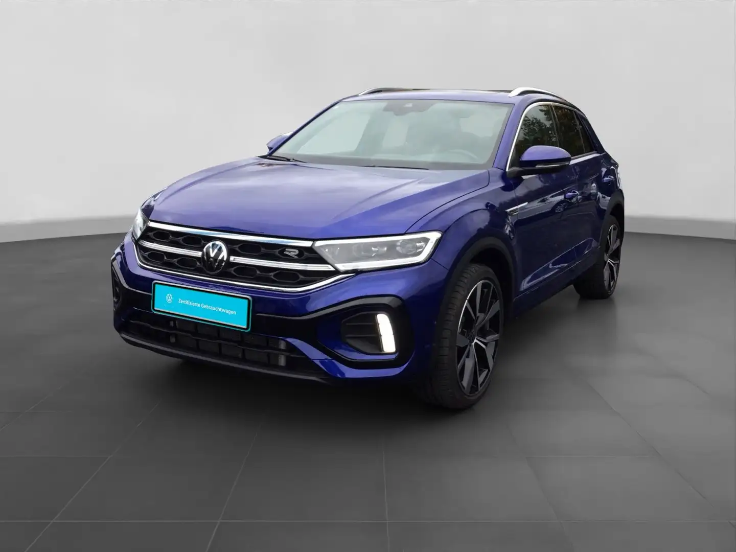 Volkswagen T-Roc 2.0 TDI DSG R-LINE UPE55 LM19 PANO AHK MAT Blau - 2