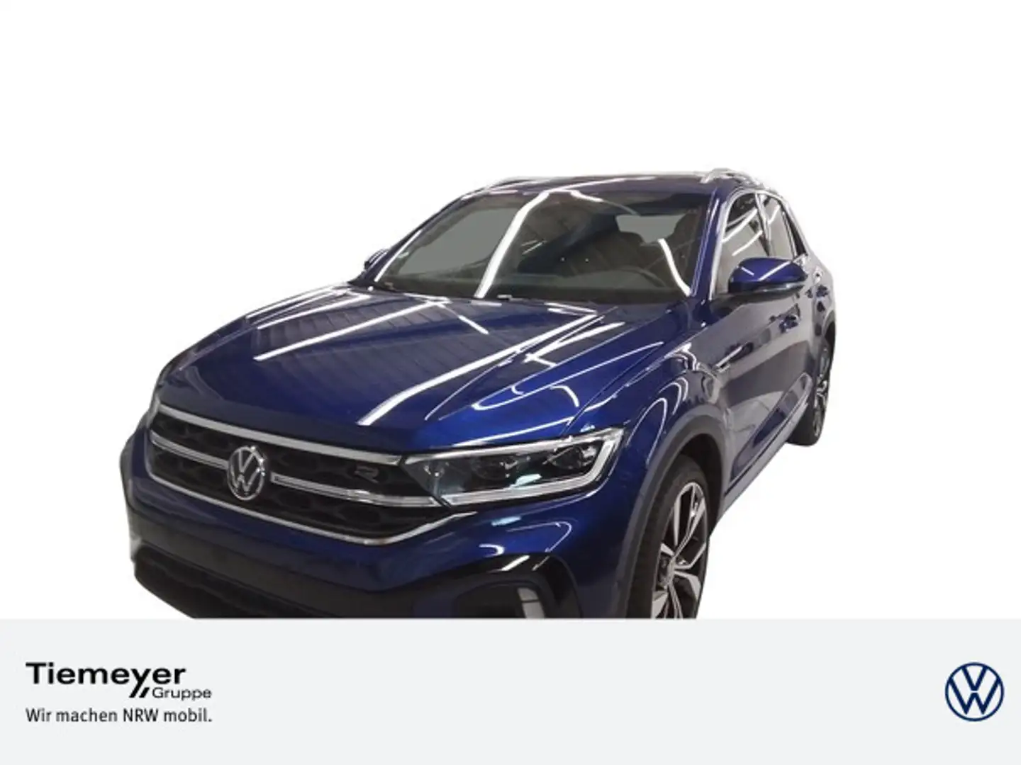 Volkswagen T-Roc 2.0 TDI DSG R-LINE UPE55 LM19 PANO AHK MAT Blau - 1