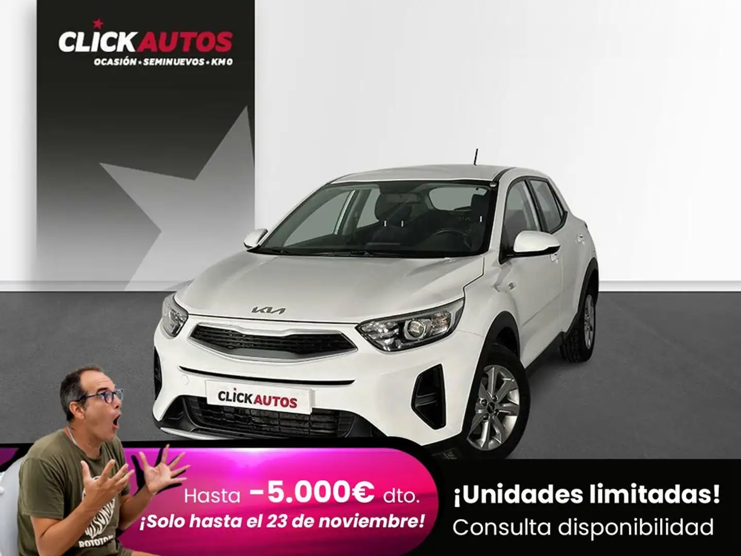 Kia Stonic 1.2 84CV Emotion Pack Blanc - 1