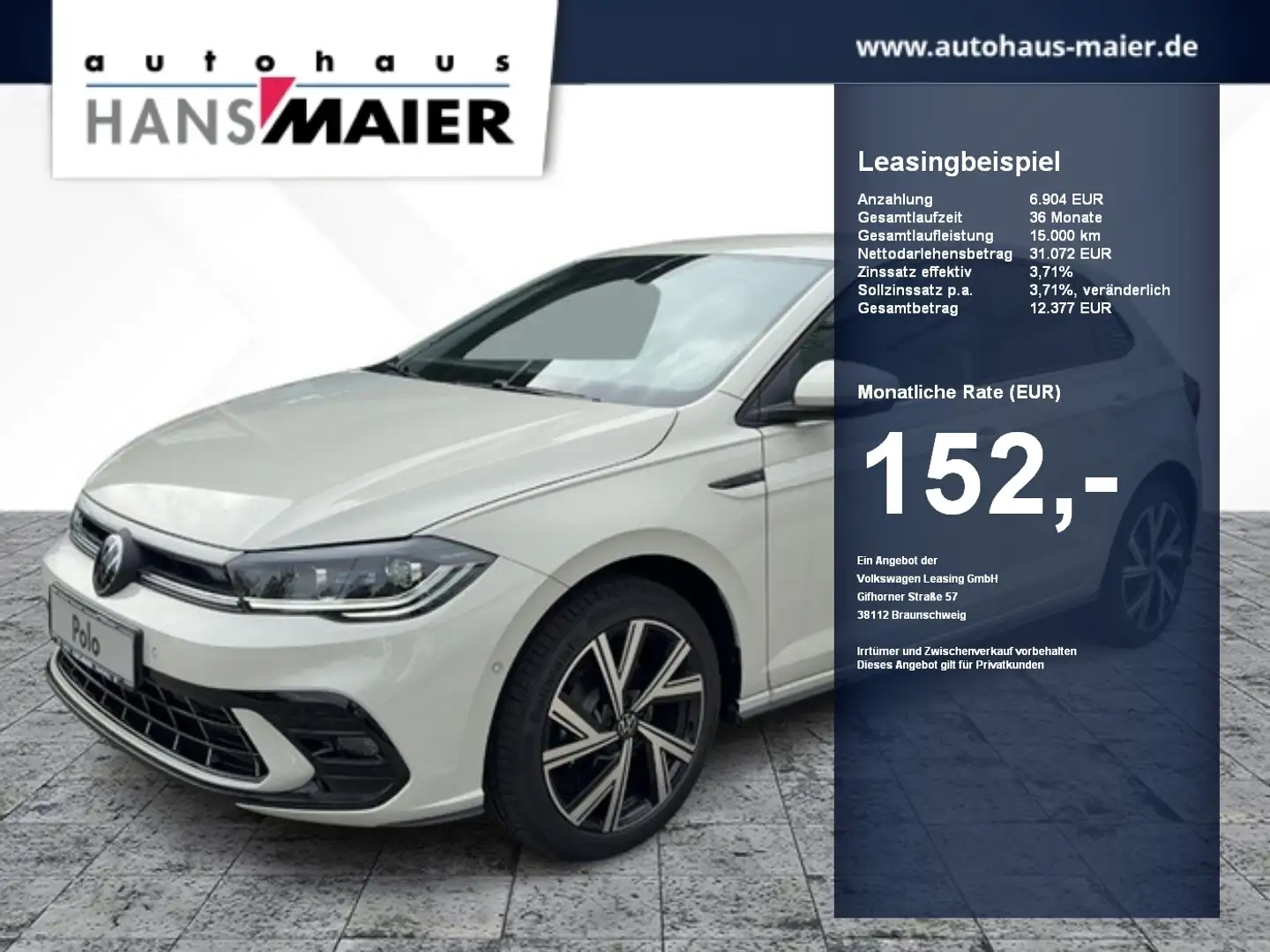 Volkswagen Polo R-Line DSG Navi VC Keyless Sportpaket ACC Grigio - 1