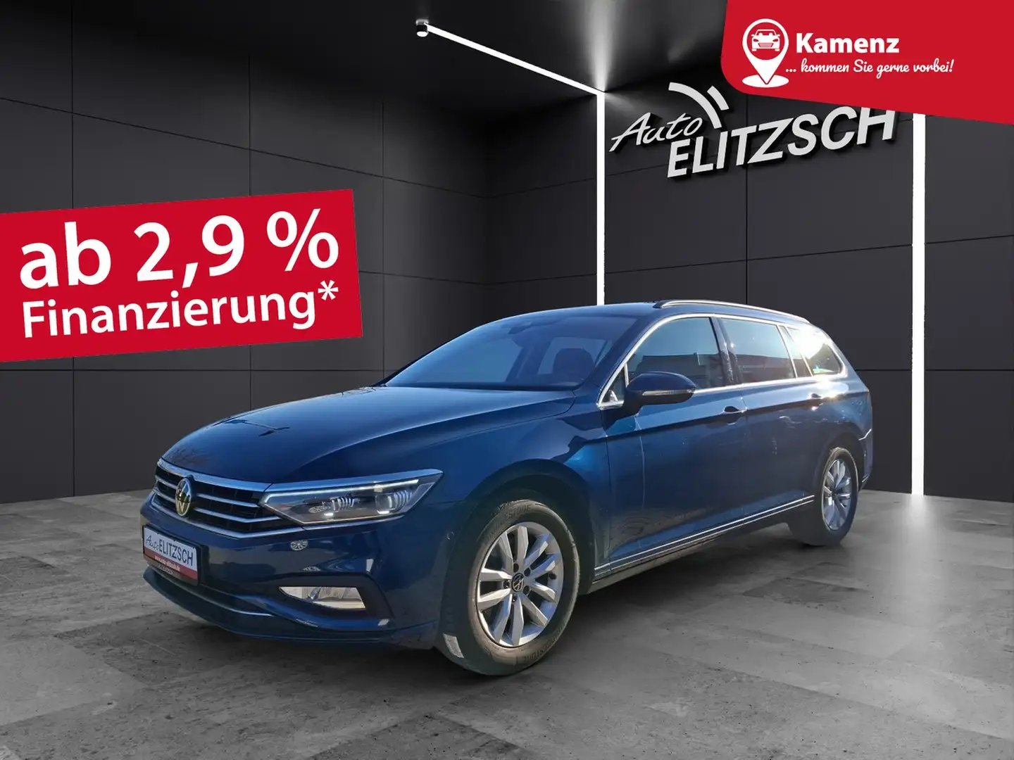 Volkswagen Passat Variant TSI Business DSG Matrix Navi ACC RFK SH Blau - 1