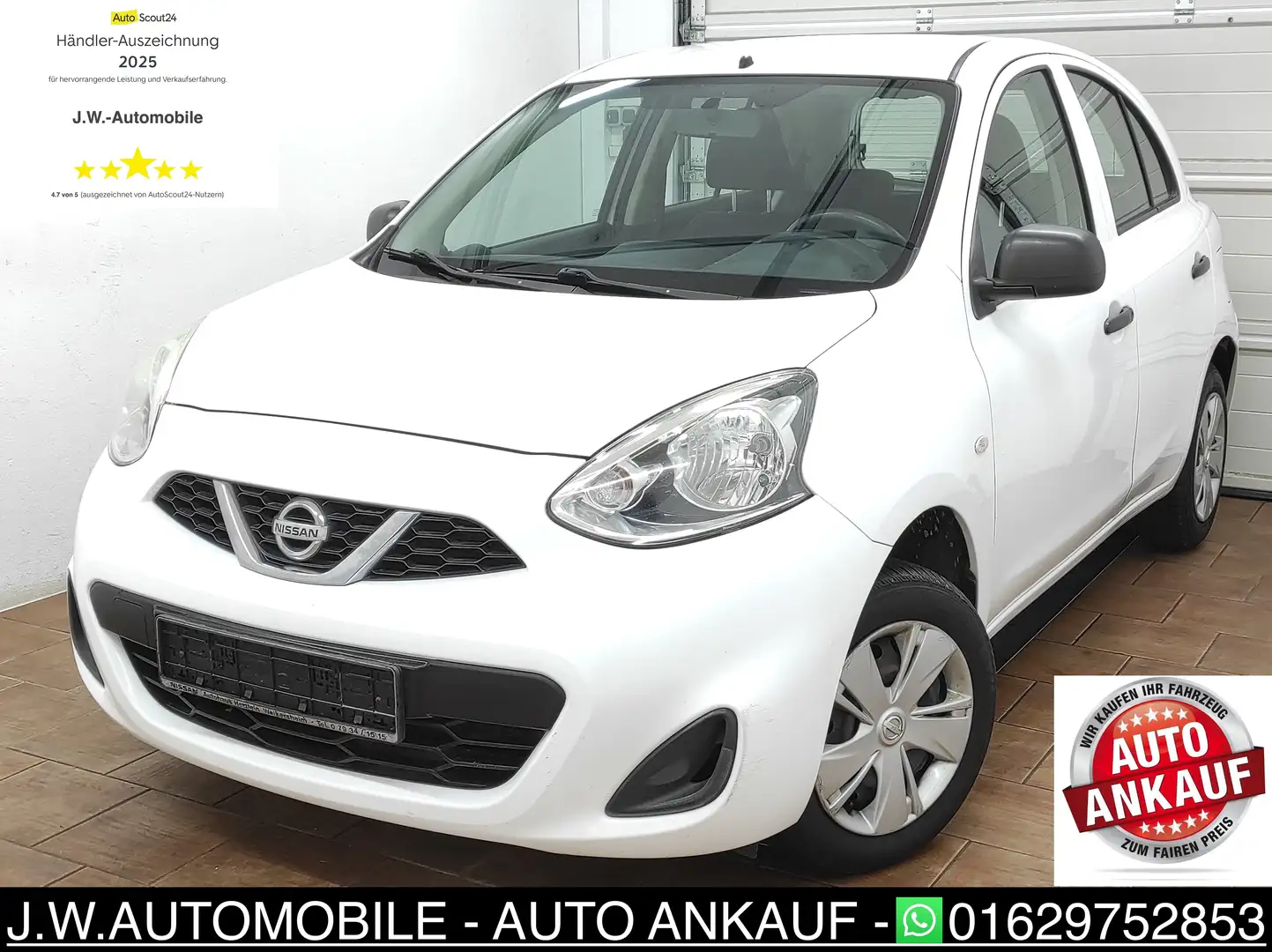 Nissan Micra Visia First *TÜV NEU* KLIMA ALLWETTER AUX TELEF Blanc - 2