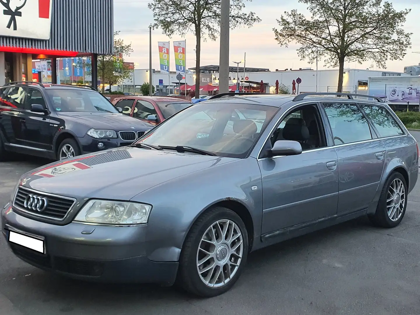 Audi A6 2.7 quattro Neu Tüv Automatikgetribe Leder BITURBO Ezüst - 1