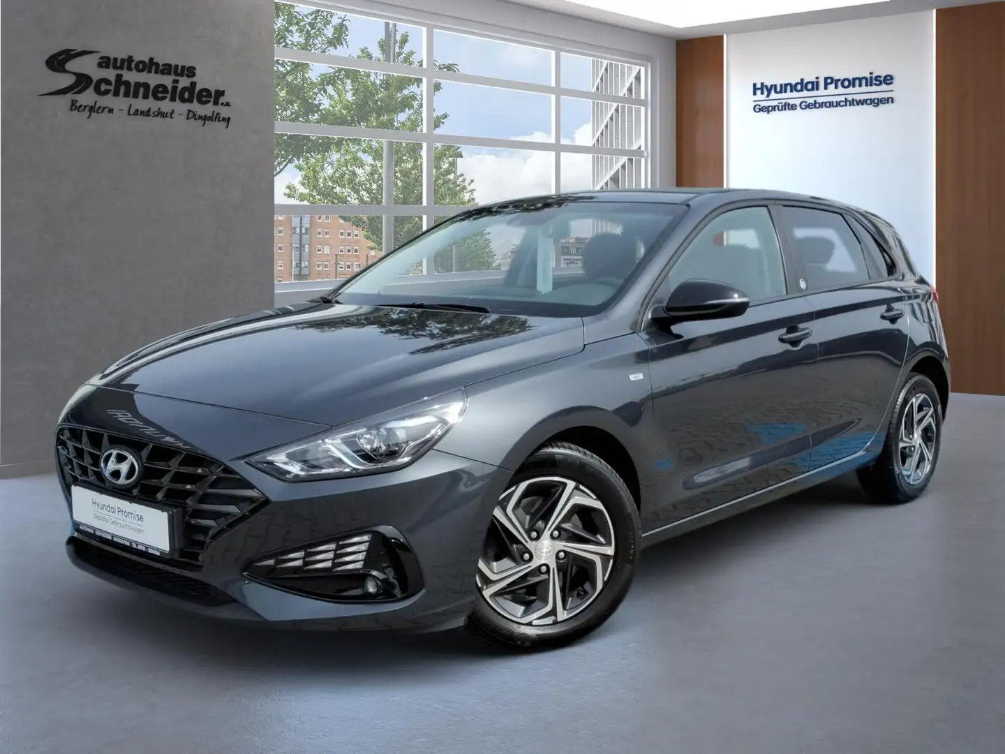 Hyundai i30 1.5 TGDi 48V 6-MT Edition 30 KLIMAAUTOMATIK/SHZ/DA Grau - 1