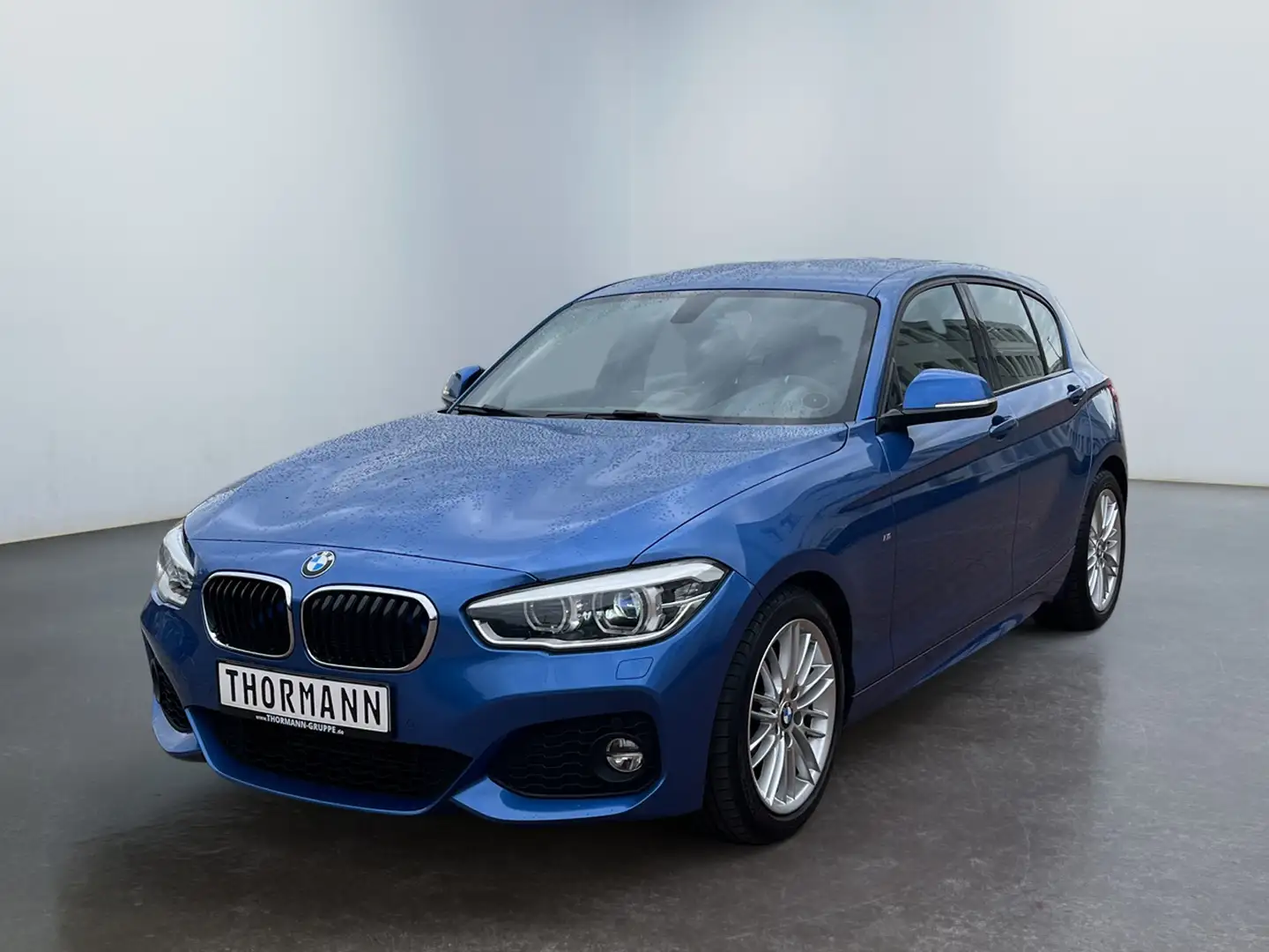 BMW 118 i  Edition M-Sport Shadow ACC AHK Leder LM Azul - 2