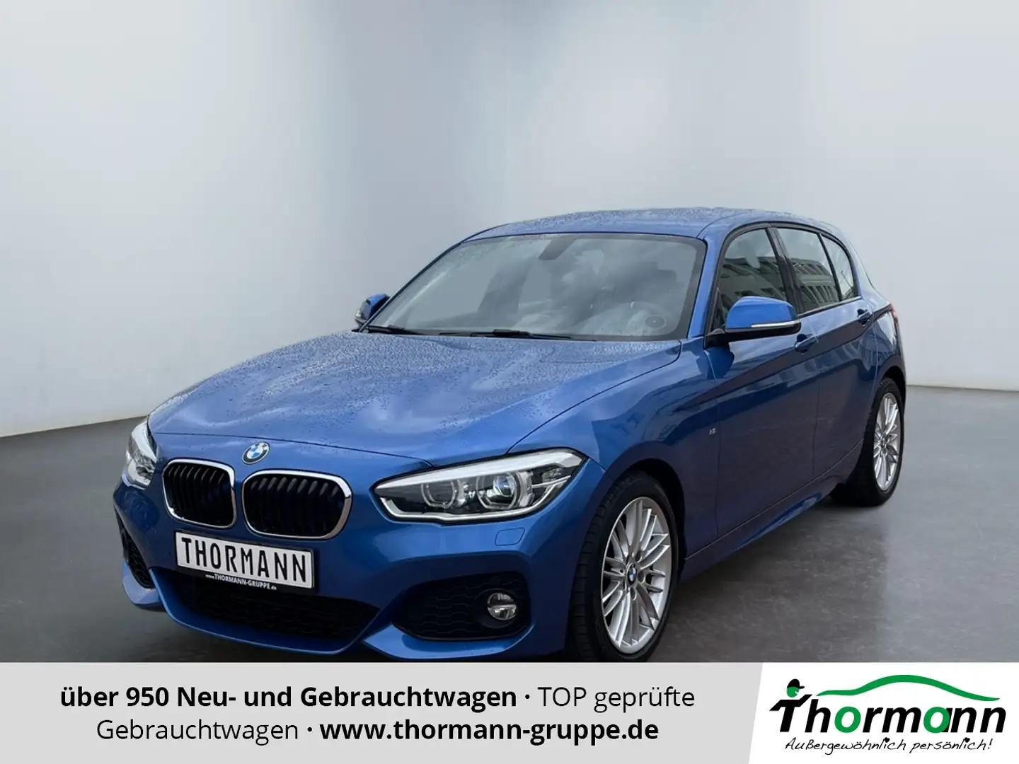BMW 118 i  Edition M-Sport Shadow ACC AHK Leder LM Azul - 1