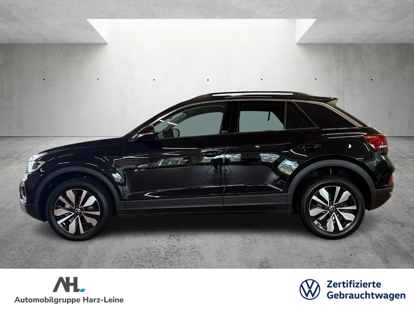 Volkswagen T-Roc 1.0 TSI Move Navi LED SHZ PDC DAB App-Connect Schwarz - 2