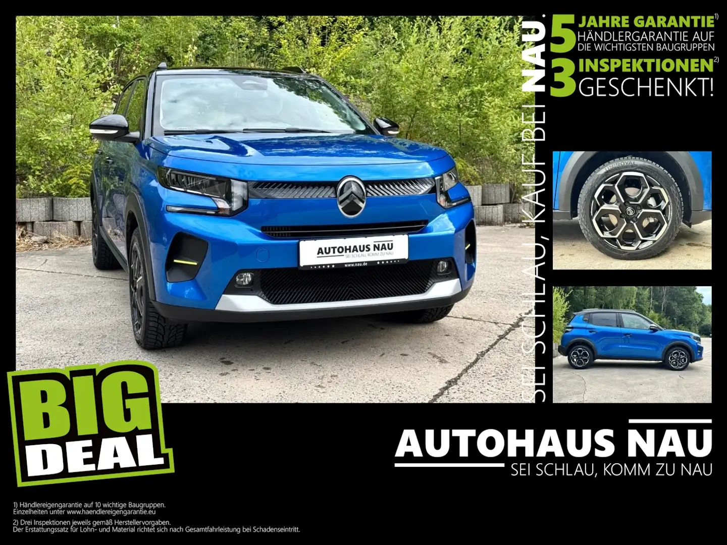Citroen C3 1.2  MAX Turbo Inspektonspaket BigDeal! Blau - 1