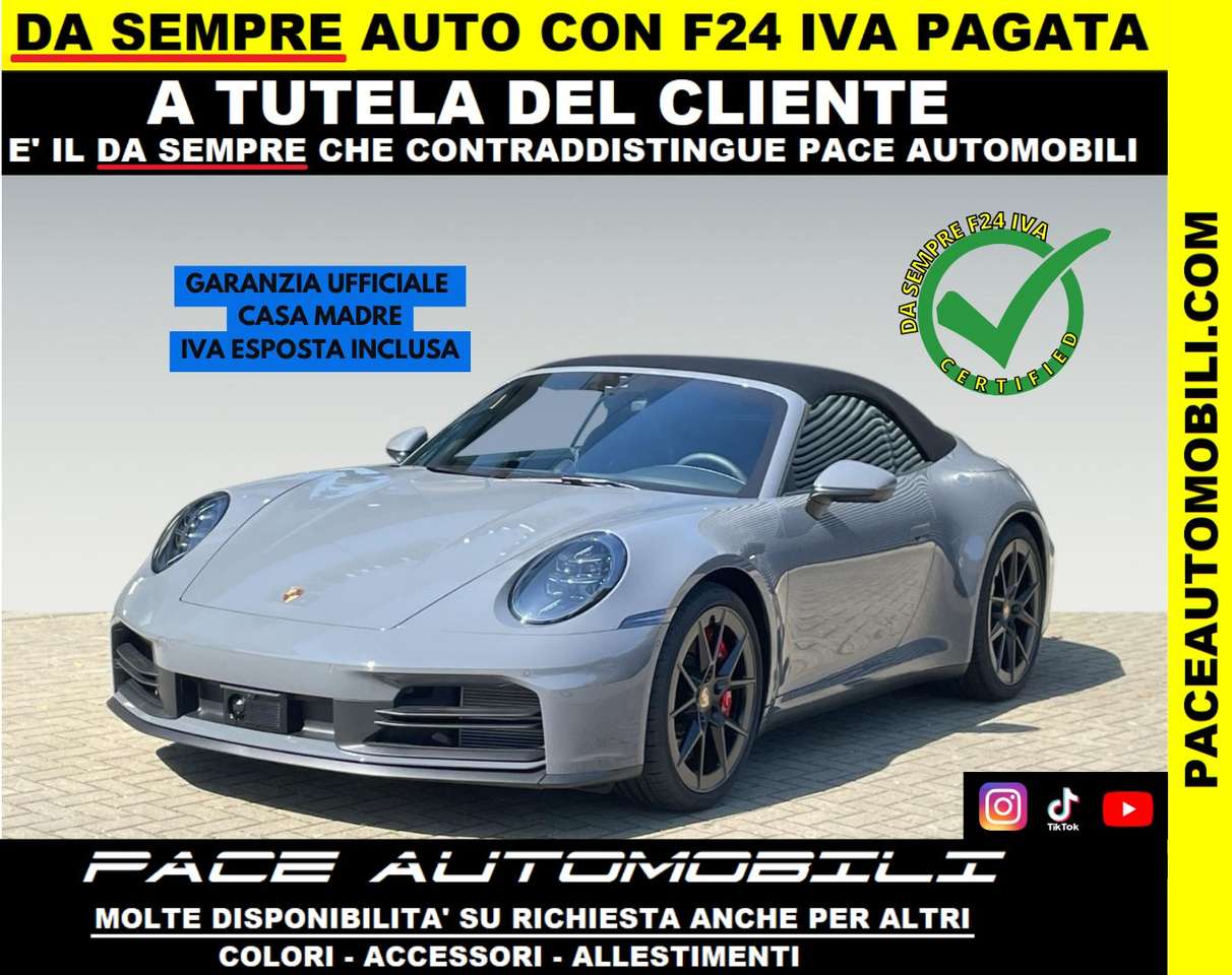 Porsche 992 911 992.2 S MY 2025 CABRIO SPORT CHRONO PDC ACC